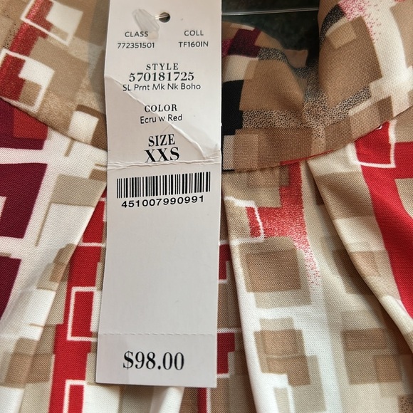 NWT White House Black Market halter dress. Elastic waist. Stretch. XXS - Picture 6 of 8